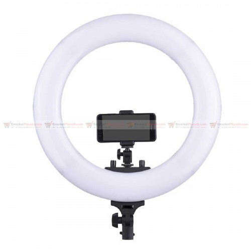 Ring Light 18 นิ้ว ไฟต่อเนื่องแบบ LED (432 ดวง) พร้อมไมค์คุณภาพสูง (ถ่ายทอดสด LIVE)